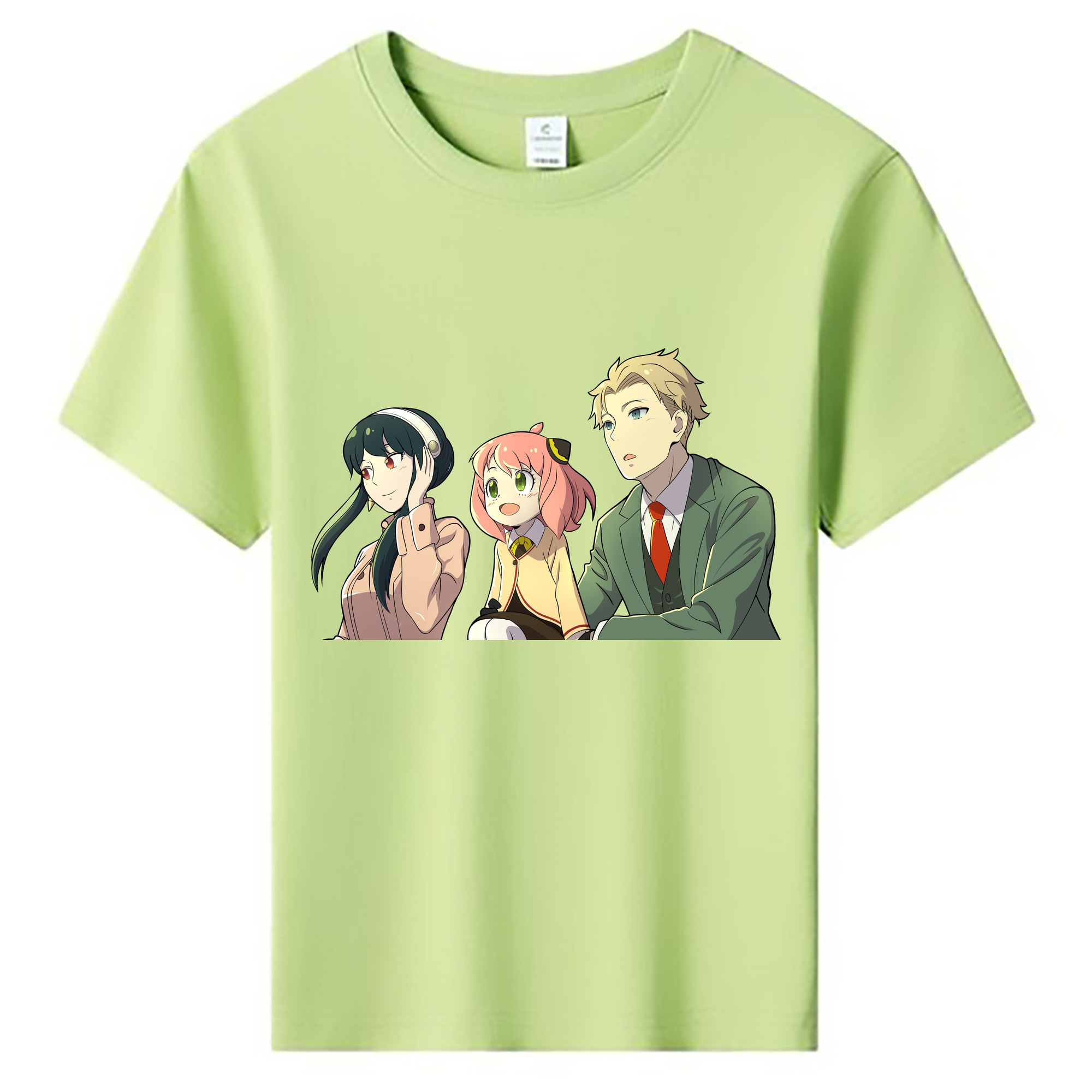 （画像用） SPY×FAMILY间谍家家酒 綿100％キッズTシャツ（フロントプリント）